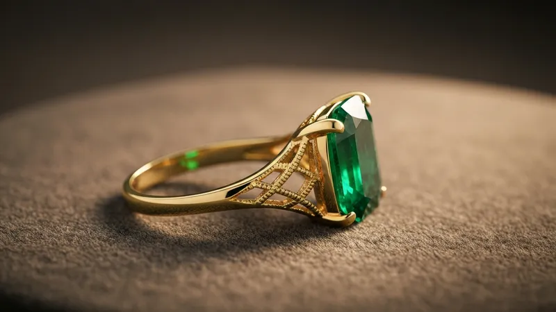 Bague émeraude or jaune : guide pour bien choisir